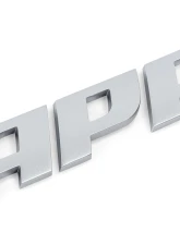 APR Matte Silver Badge for Audi A1000007 - Custom Fit for Audi Models                                     - A1000007 - Image 5