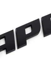 APR Satin Black Badge for Audi A1000008 - Custom Fit for Audi Models                                     - A1000008 - Image 5