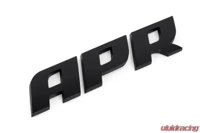 APR Satin Black Badge for Audi A1000008 - Custom Fit for Audi Models - A1000008