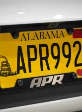 APR Black Thick Frame License Plate with Hiders for Audi, Porsche, Volkswagen, T304 Stainless Steel                                     - A1000010 - Image 5