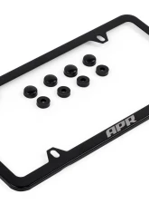 APR Black Thin Frame License Plate with Hiders                                     - A1000013 - Image 7