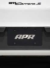 APR Silver on Black License Plate for A1000015 - Durable Aluminum, Standard Size                                     - A1000015 - Image 5
