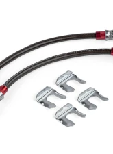APR Braided Stainless Steel Brake Lines Set of 2 Rear for Audi A3 Quattro 06-13, VW Golf R 12-13                                     - BRK00048 - Image 7