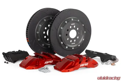 APR 370x34mm 6-Piston Big Brake Kit Front Red for Audi A3/TT & VW Golf/GTI/Jetta 2015-2024 - BRK00060