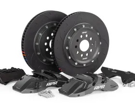 BRK Performance APR 370x34mm 6-Piston Big Brake Kit Front Grey for 2022-2024 Audi RS3 2.5L