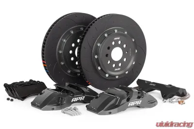 APR 370x34mm 6-Piston Big Brake Kit - Front - Grey - Fits Audi S3 22-24, VW Golf R 22-24, GTI 22-24 - BRK00071