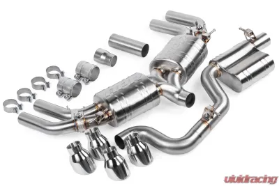 APR Catback Exhaust System for Audi 8V S3 2015-2020, T304 Stainless Steel, Polished Tips - CBK0003