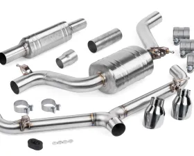 APR Catback Exhaust System for Volkswagen Mk7 GTI 2015-2017, T304 Stainless Steel, Polished Tips