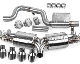 APR Catback Exhaust System for Audi S3 Sedan 2014-2020, T304 Stainless Steel, Quad Tips