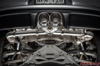 APR Catback Exhaust System with Right Valve for Porsche 718 982 2017-2024, T304 Stainless Steel - CBK0030