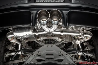 APR Catback Exhaust System with Right Valve for Porsche 718 982 2017-2024, T304 Stainless Steel - CBK0030