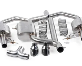 APR Catback Exhaust System for Volkswagen Jetta MK7 2019-2021, T304 Stainless Steel, 3" to Dual 2.5"