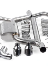 APR Catback Exhaust System for Volkswagen Jetta MK7 2019-2021, T304 Stainless Steel, 3" to Dual 2.5"                                     - CBK0040 - Image 20