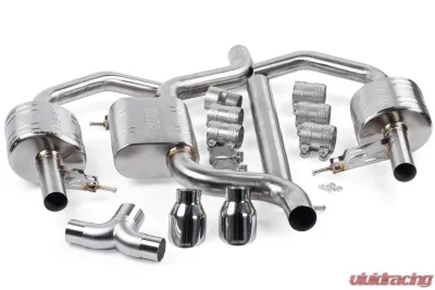 APR Catback Exhaust System for Volkswagen Jetta MK7 2019-2021, T304 Stainless Steel, 3" to Dual 2.5" - CBK0040