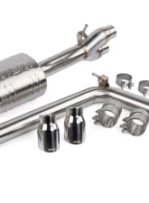 APR Catback Exhaust System for Volkswagen Polo GTI (AW) - T304 Stainless Steel, 3" Diameter                                     - CBK0046 - Image 16