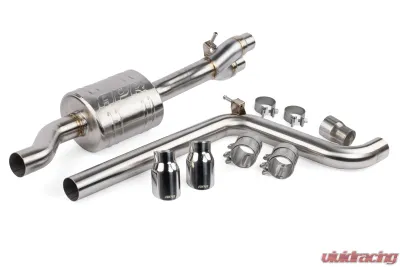 APR Catback Exhaust System for Volkswagen Polo GTI (AW) - T304 Stainless Steel, 3" Diameter - CBK0046