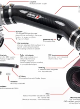 aFe Power APR Open Carbon Fiber Intake Filter System for Audi TT RS RS3 Mk3 2.5 TFSI 2017-2021                                     - CI100038-A - Image 9