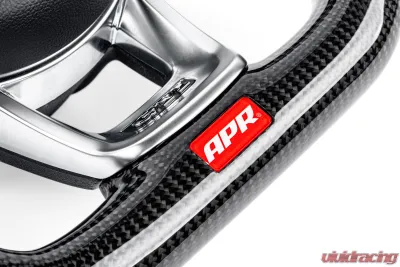 APR Steering Wheel Carbon Fiber Leather Red Paddles for Volkswagen MK7 GTI | GLI 2014-2019 - MS100201