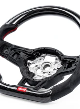 APR Carbon Fiber and Leather Steering Wheel Red No Paddles for Volkswagen MK7 GTI GLI 2014-2019                                     - MS100205 - Image 2