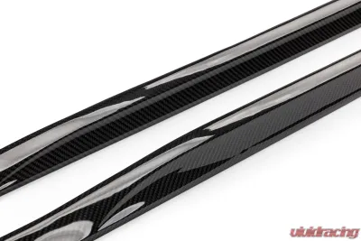 APR Carbon Fiber Side Skirts for Volkswagen GTI MK8 2022-2024, Gloss Finish - MS100240