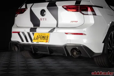 APR Carbon Fiber Rear Diffuser for Volkswagen GTI MK8 2022-2024 2.0L 4-Cyl - MS100241