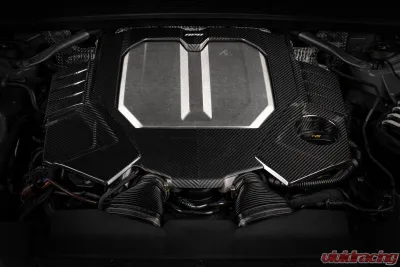 APR Carbon Fiber Engine Cover 4.0T EA825 for Audi RS6 RS7 Sportback 2021-2025 - MS100253