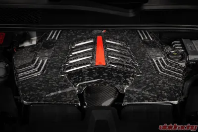 APR Engine Cover for Audi Q7/Q8, RS Q8, SQ7/SQ8, Bentley Bentayga, Lamborghini Urus, Porsche Cayenne - Forged Carbon Fiber, 2019-2025 - MS100257