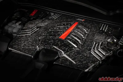 APR Engine Cover for Audi Q7/Q8, RS Q8, SQ7/SQ8, Bentley Bentayga, Lamborghini Urus, Porsche Cayenne - Forged Carbon Fiber, 2019-2025 - MS100257