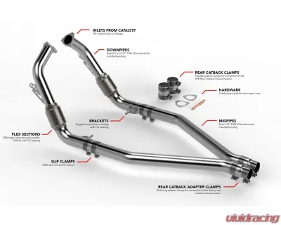 APR Midpipe Exhaust System - SQ5 (B9) - MPK0009