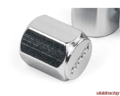 APR Silver Valve Stem Caps Set of 4 for Audi, Bentley, Lamborghini, Porsche, Volkswagen - MS100178