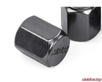 APR Gunmetal Valve Stem Caps Set of 4 for Audi, Bentley, Lamborghini, Porsche, Volkswagen - MS100179