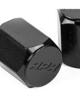 APR Valve Stem Caps Set of 4, Black Aluminum with Engraved Logo for Audi & Volkswagen                                     - MS100197 - Image 4
