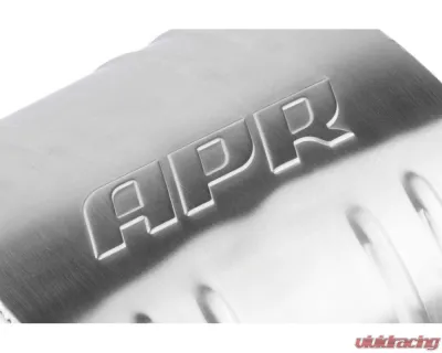 APR Premium Sound Absorption Muffler, Dual 2.5" Inlet/Outlet, 220mm x 169mm x 260mm, T304 Stainless Steel - MUH0007