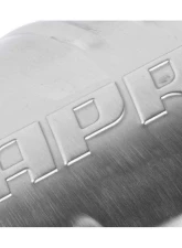 APR Premium Sound Absorption Muffler, Dual 2.75" Inlet/Outlet, Oval Body, T304 Stainless Steel, Brushed Finish                                     - MUH0011 - Image 4
