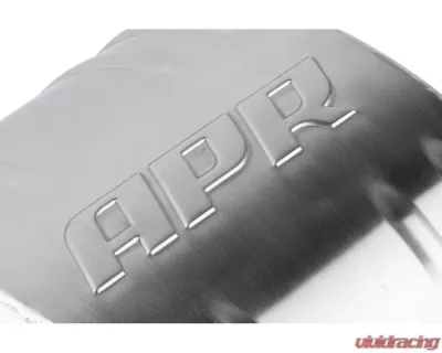 APR Premium Sound Absorption Muffler 2.5" Oval Body T304 Stainless Steel Brushed Finish - MUH0022
