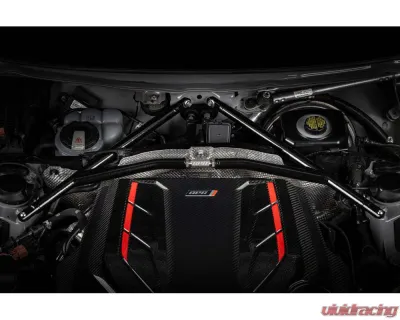 APR Strut Tower Brace for Audi B9 - Aluminum, Black Finish, Compatible with 2017-2021 A4/A5 - SUS00027