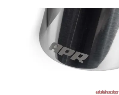 APR 3.5" Polished Silver Single Walled Slashcut Exhaust Tips TPK0005 - TPK0005