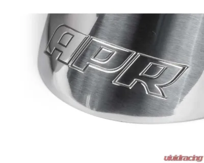 APR 3.5" Polished Silver Double Walled Slashcut Tips - TPK0006