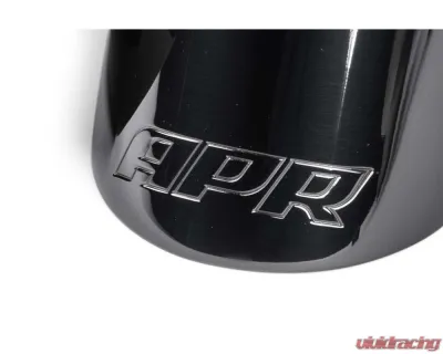 APR 3.5" Diamond Black Double Walled Slashcut Tips - TPK0008