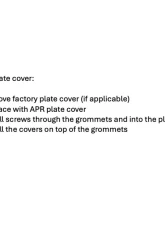 APR Black Thin Frame License Plate with Hiders                                     - A1000013 - Image 7