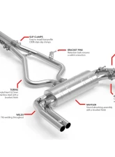 APR Catback Exhaust System for Audi RS3 Sedan 2022-2024 2.5L 5-Cyl CBK0053                                     - CBK0053 - Image 20