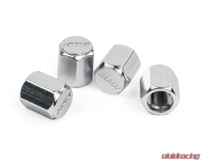 APR Silver Valve Stem Caps Set of 4 for Audi, Bentley, Lamborghini, Porsche, Volkswagen - MS100178