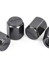 APR Gunmetal Valve Stem Caps Set of 4 for Audi, Bentley, Lamborghini, Porsche, Volkswagen                                     - MS100179 - Image 4