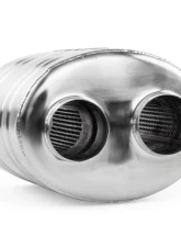 APR Premium Sound Absorption Muffler, Dual 2.5" Inlet/Outlet, 220mm x 169mm x 260mm, T304 Stainless Steel                                     - MUH0007 - Image 3