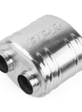 APR Premium Sound Absorption Muffler, Dual 2.5" Inlet/Outlet, Oval T304 Stainless Steel, 220mm x 169mm x 211mm                                     - MUH0010 - Image 4