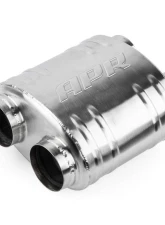 APR Premium Sound Absorption Muffler, Dual 2.75" Inlet/Outlet, Oval Body, T304 Stainless Steel, Brushed Finish                                     - MUH0011 - Image 4