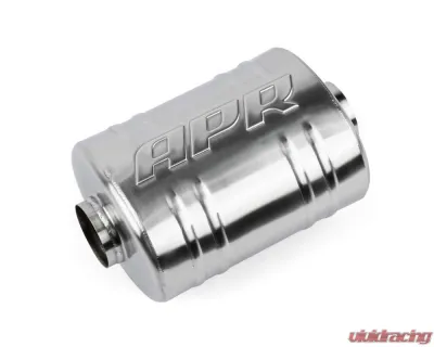 APR Premium 3" Oval Body Sound Absorption Muffler, T304 Stainless Steel, Brushed Finish - MUH0014