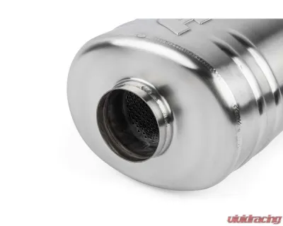 APR Premium 3" Oval Body Sound Absorption Muffler, T304 Stainless Steel, Brushed Finish - MUH0014