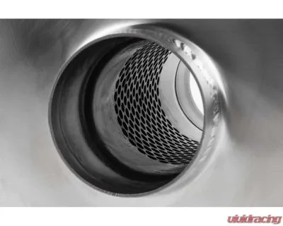 APR Premium Sound Absorption Muffler 2.5" Oval Body T304 Stainless Steel Brushed Finish - MUH0022