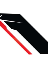 APR Black APR w/ Red Stripe Sideburns Fender Decal                                     - PM100332 - Image 2